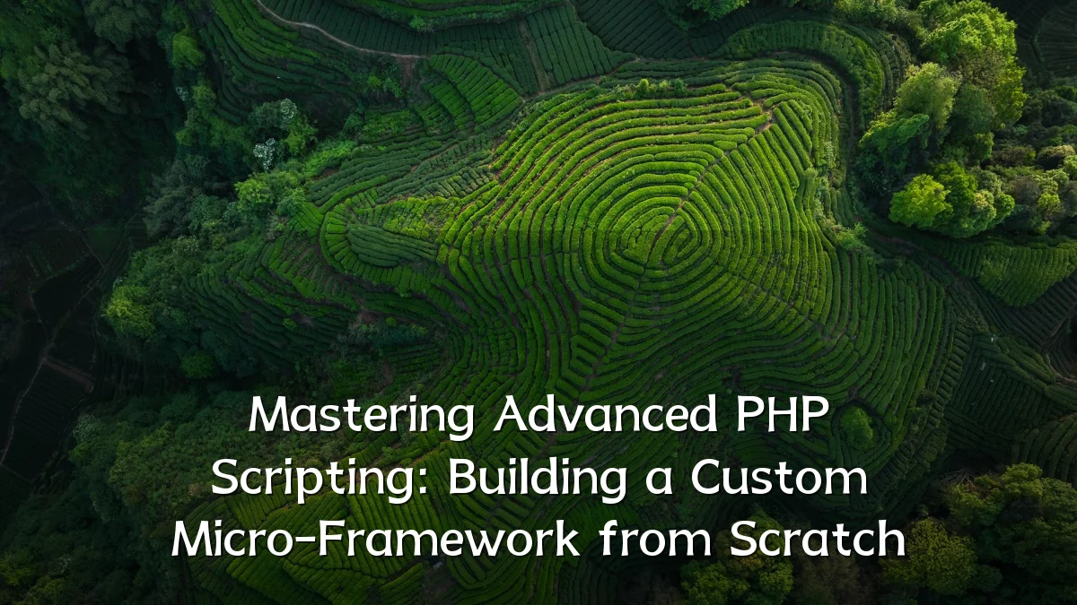 Mastering Advanced PHP Scripting: Building a Custom Micro-Framework from Scratch