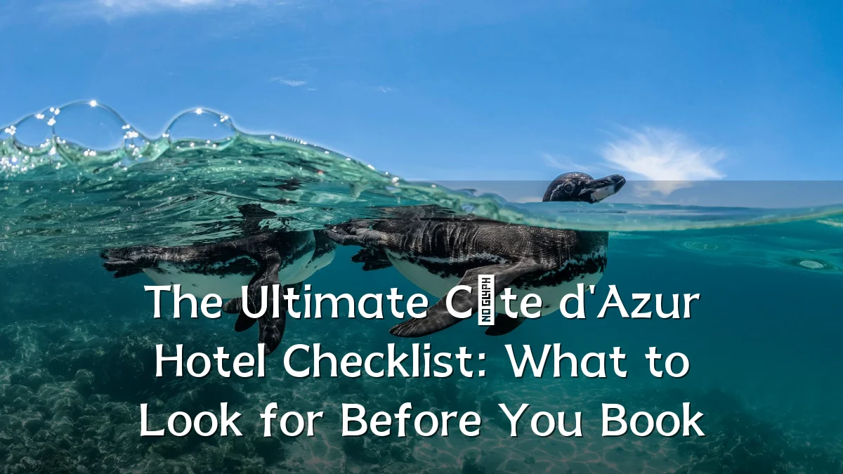 The Ultimate Côte d'Azur Hotel Checklist: What to Look for Before You Book
